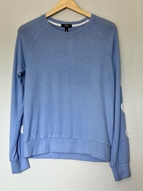 Aqua Lounge Heart Sleeve Sweater S Blue Bloomingdale’s NWT Coquette Feminine